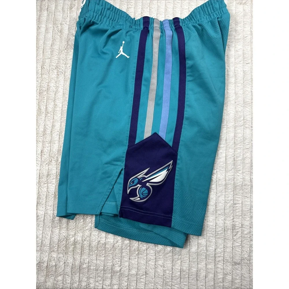 Charlotte Hornets Nike Jordan Engineered Edition Swingman Shorts Men L Size 38